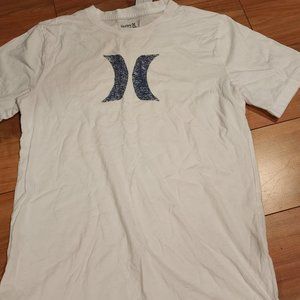 Hurley logo slim-fit white t-shirt